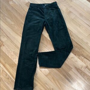 GAP kids size 12 dark green corduroy pants high rise 90s loose